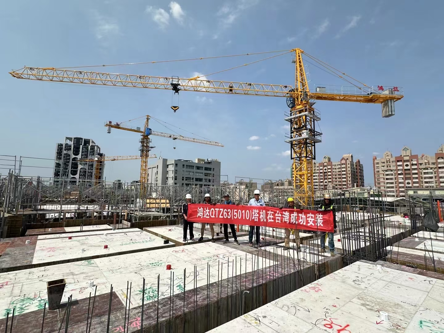 出口台湾高雄塔式起重机